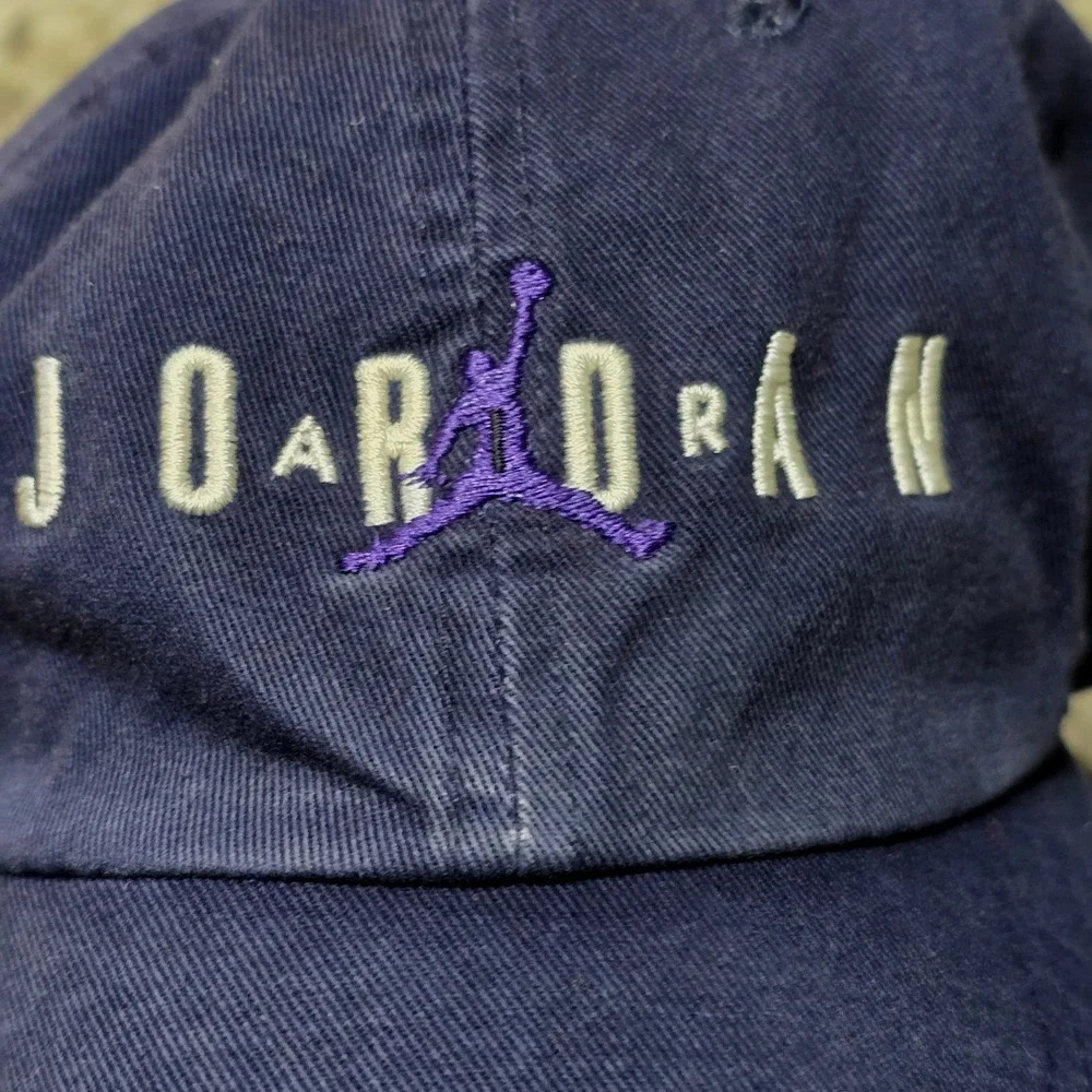 Nike Air‎ Jordan Jumpman Logo Strapback Hat Cap Adjustable Navy Blue OSFM